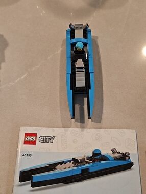 Lego City Blue Racing Boat